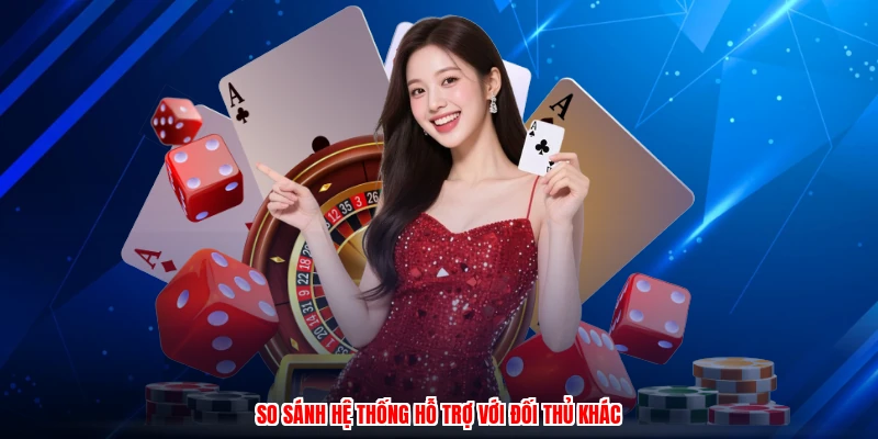 So sánh hệ thống hỗ trợ với đối thủ khác