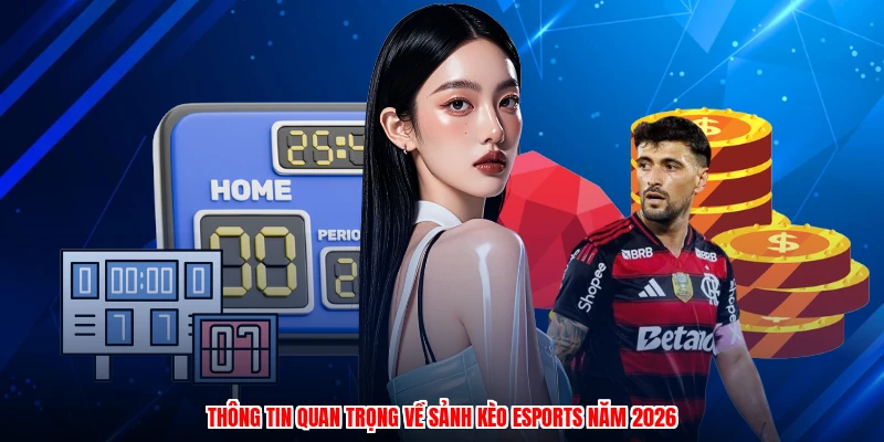 Thông tin quan trọng về sảnh kèo esports năm 2026